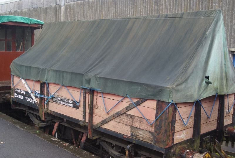 China clay wagon, type OOV, built in the late 1950s, though to a much older GWR design.brPhotographer Jon KelseybrDate taken 10092017