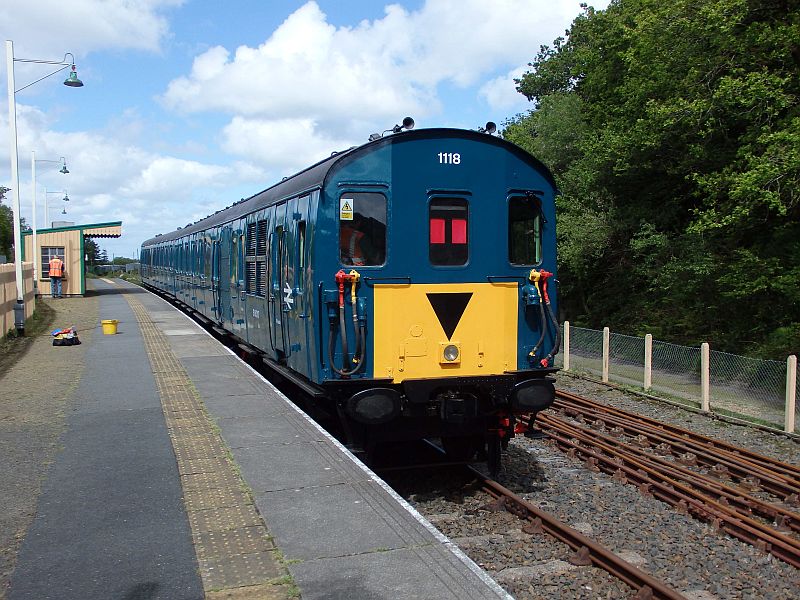 1118 at Meldon during a trial run.