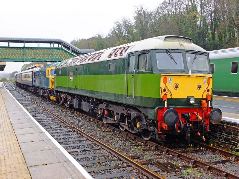 47701 'Waverley' and 33103 'Swordfish' at Okehampton