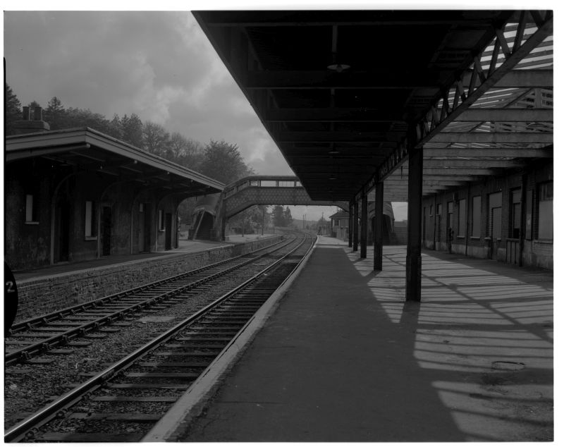 Okehampton Station in 1986, pending better timesbrPhotographer Mr Bowden