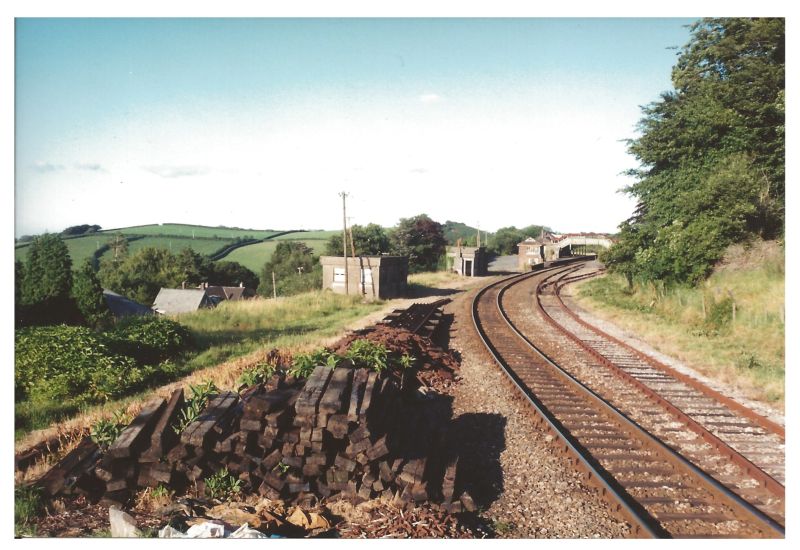 The Meldon end of Okehampton StationbrPhotographer Colin BurgesbrDate taken 08081991