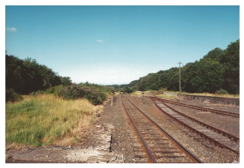 The Waterloo end of Okehampton StationbrPhotographer Colin BurgesbrDate taken 08081991