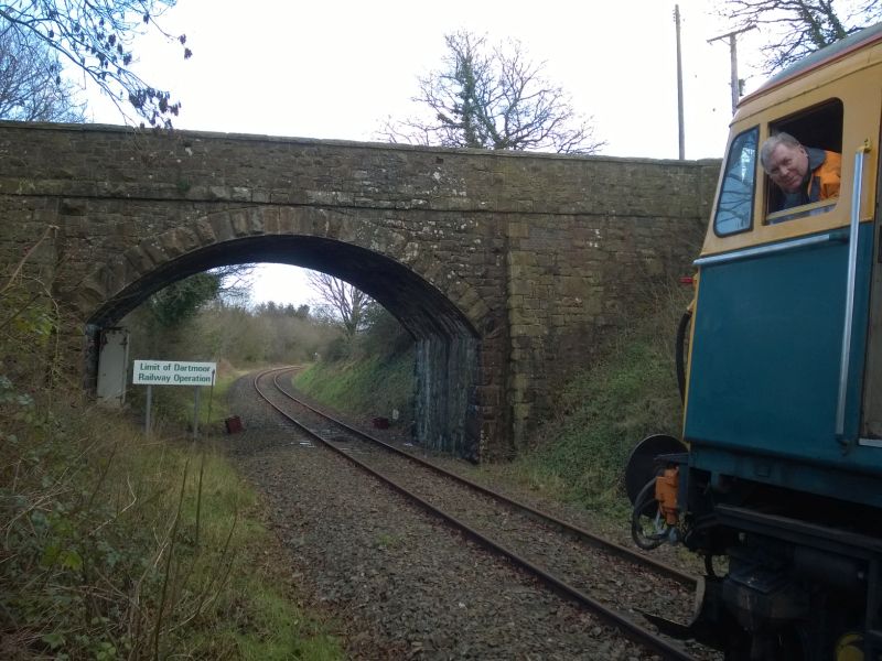 Graham Isom in the cab of 33103 'Swordfish' at the NR/DR boundary during a trial run for the Sulzer weekend.