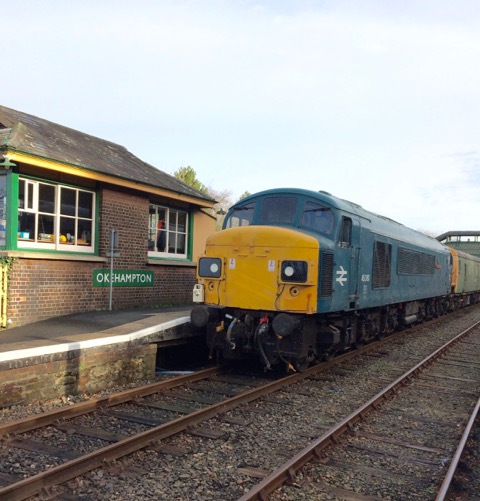 45060 'Sherwood Forester' at Okehampton