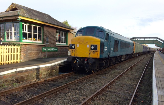 45060 'Sherwood Forester' at Okehampton