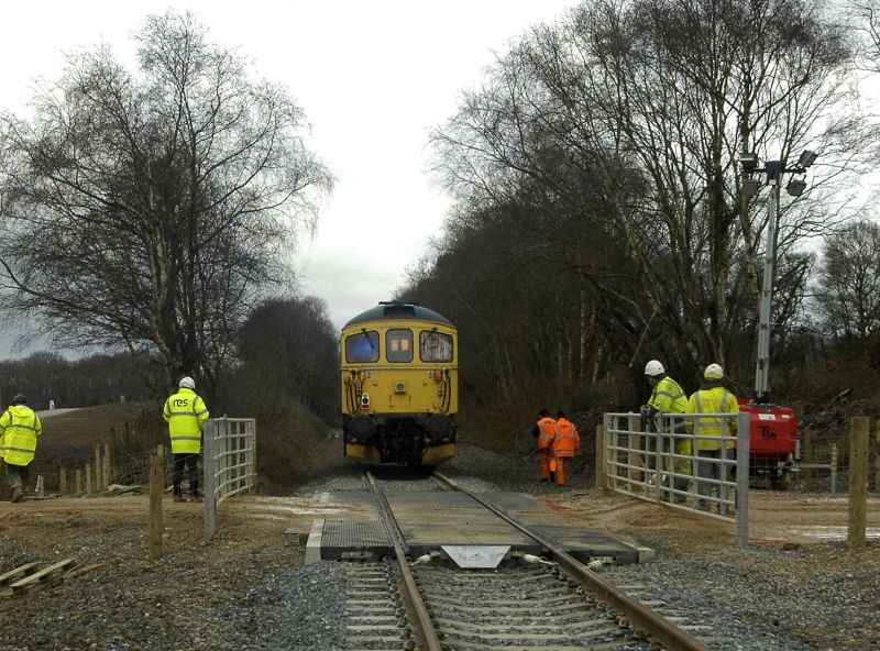 33103 'Swordfish' at the Den Brook windfarm crossingbrPhotographer Paul MartinbrDate taken 05022016