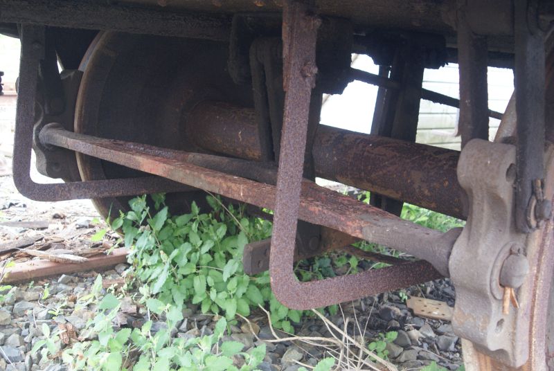 View of some of the brake mechanism.brPhotographer Jon KelseybrDate taken 18062016