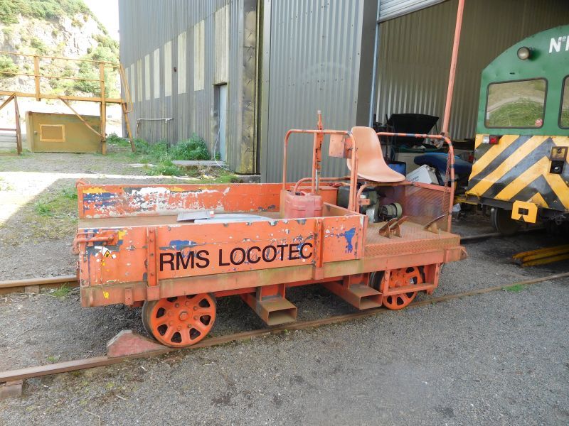 Robel permanent way trolley at Meldon, when it was Dartmoor Railway's backup traction.brPhotographer Geoff HornerbrDate taken 01062017