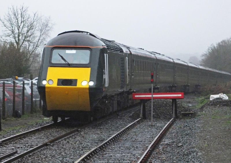 The Royal Oke HST arriving at Okehampton