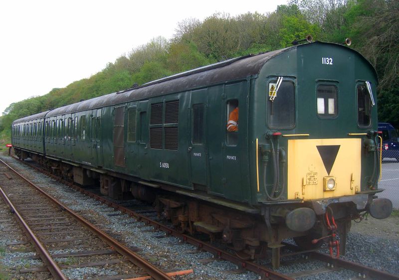 1132 on a test run, in the recently extended Okehampton P2 siding.