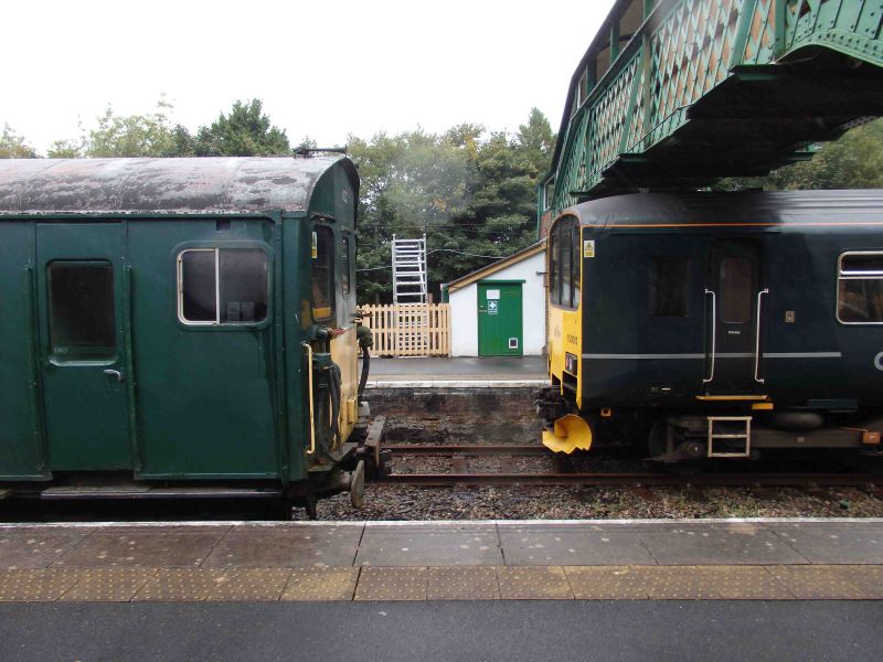  DR's 1132 and GWR's 150002 at OkehamptonbrPhotographer Tom BaxterbrDate taken 10092017