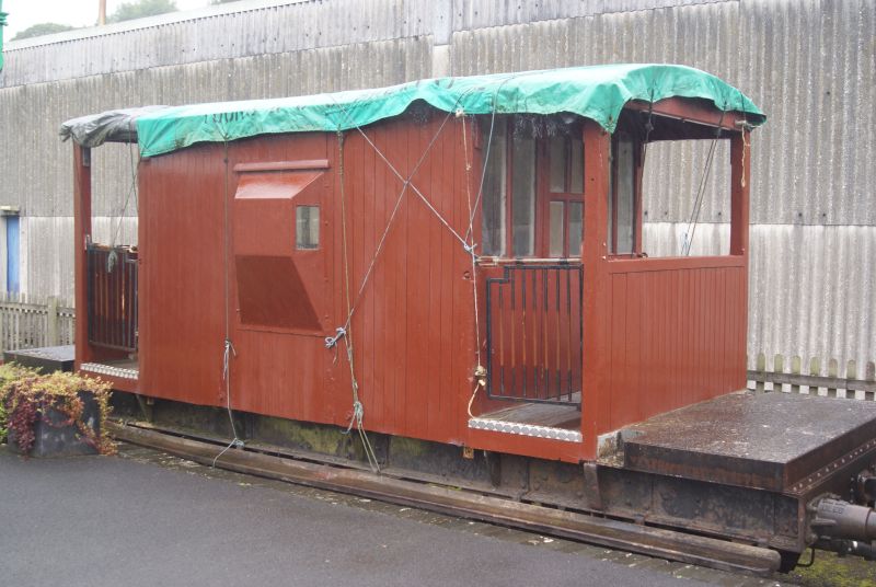 LNER-type brakevan, in the late stages of restoration. It is being modified to carry passengers.brPhotographer Jon KelseybrDate taken 10092017