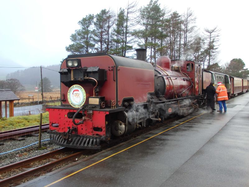 Garrett no. 138 at Rhyd Ddu.brPhotographer Tom BaxterbrDate taken 23122017