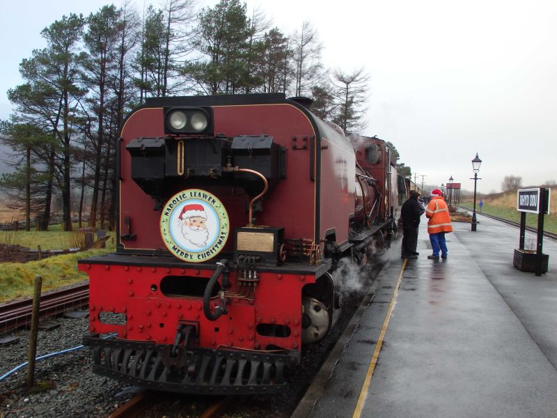 Garrett no. 138 at Rhyd Ddu.brPhotographer Tom BaxterbrDate taken 23122017