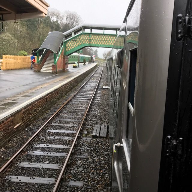 Passenger's view shortly before departure.