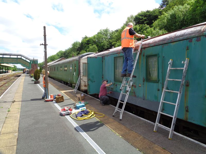 Work progressing on CCT 94691brPhotographer David BellbrDate taken 02062018