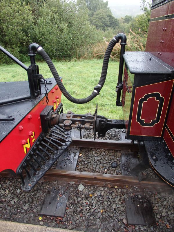 WHR at Waunfawr. LBR's Manning Wardle replica 'Lyn' to Festiniog Railway's 'Taliesin'.brPhotographer Tom BaxterbrDate taken 16092018