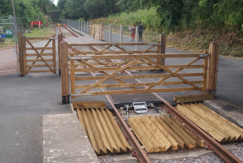 High-tech level crossing - a typically well executed TVR solution.brPhotographer Jon KelseybrDate taken 13072019