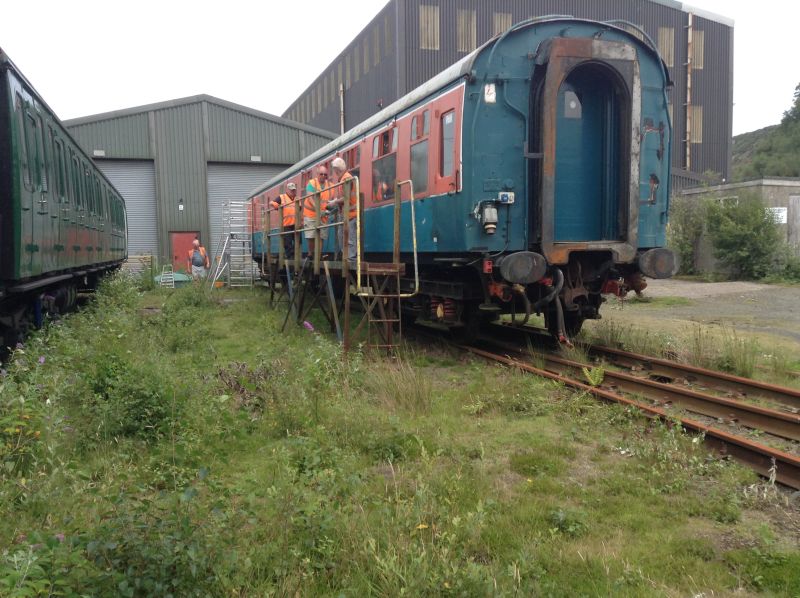 Work under way to rejuvenate Lab11's paintwork.brPhotographer Tony HillbrDate taken 06082020