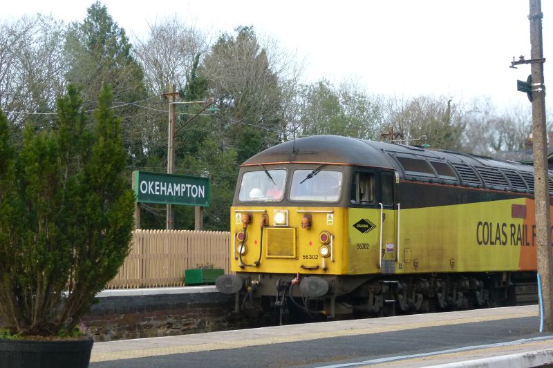 56302 arriving at OkehamptonbrPhotographer Dave EllisbrDate taken 18042021