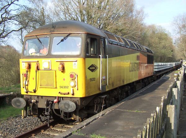 56302 at Bow StationbrPhotographer Dick HenrywoodbrDate taken 18042021