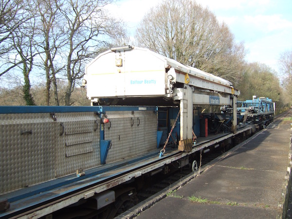 The track laying kit passing through BowbrPhotographer Dick HenrywoodbrDate taken 18042021