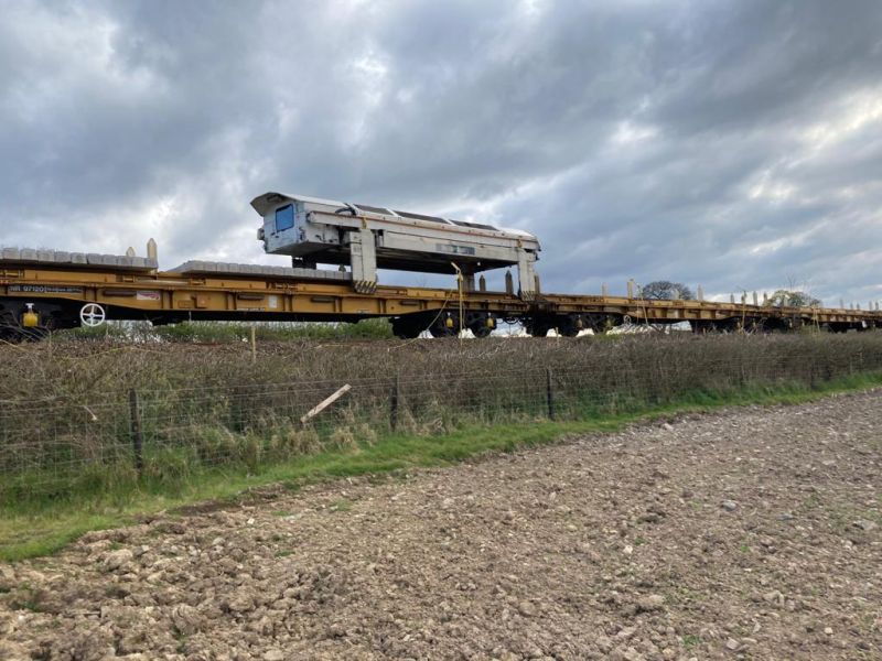 The Balfour Beatty New Track Construction trainbrPhotographer Tony HillbrDate taken 27042021