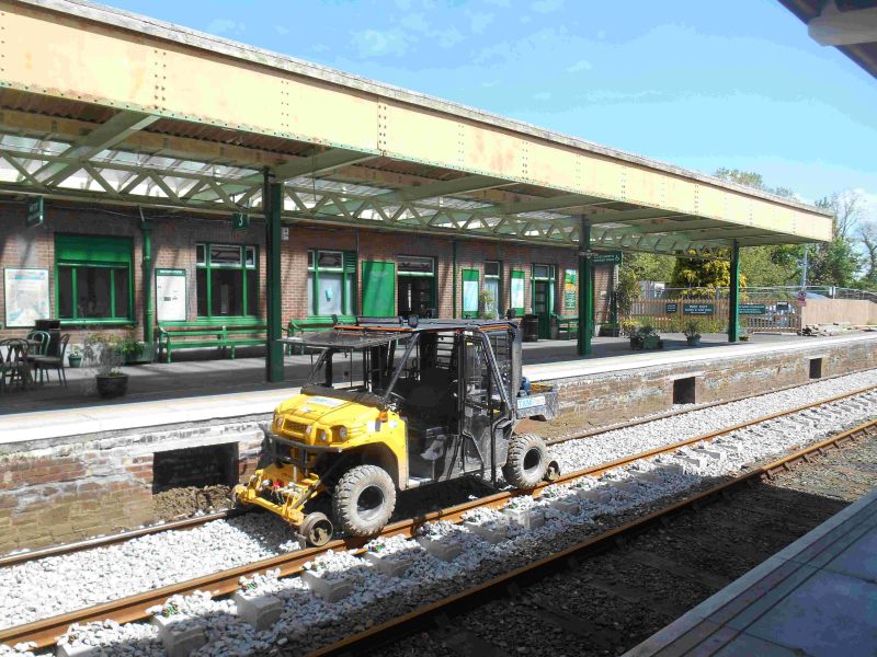 Kawasaki Mule in Okehampton StationbrPhotographer Sue BaxterbrDate taken 29052021