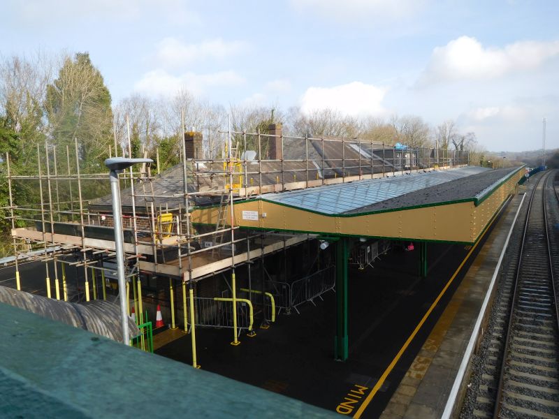 The main building roof, seen from the footbridgebrPhotographer Geoff HornerbrDate taken 26012022