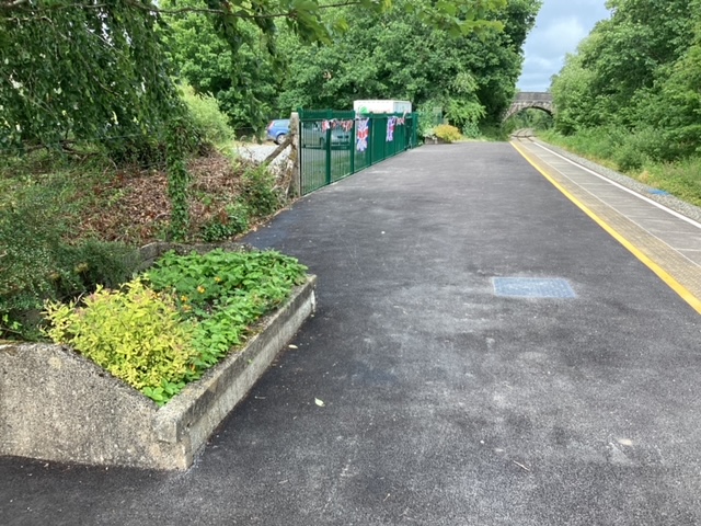 Sampford Courtenay station following its Network Rail renovationbrPhotographer Tony HillbrDate taken 09062022