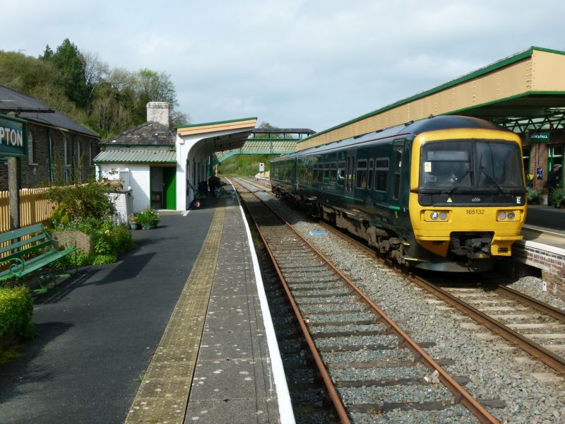 Some welcome variety Class 165 Networker Turbo DMU 165132, based at Bristol St Phillips Marsh Depot, replaced the regular class 150 units on several services on May 3rdbrPhotographer Dave EllisbrDate taken 03052023