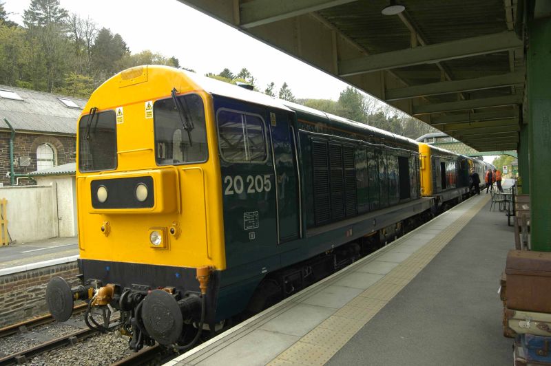 The 5 locomotives at Okehampton ready to start out for BristolbrPhotographer Paul MartinbrDate taken 24042017