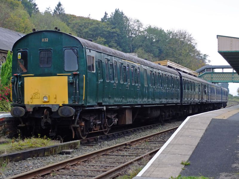 1132 and 1118 at Okehampton on their return from wheel turning.