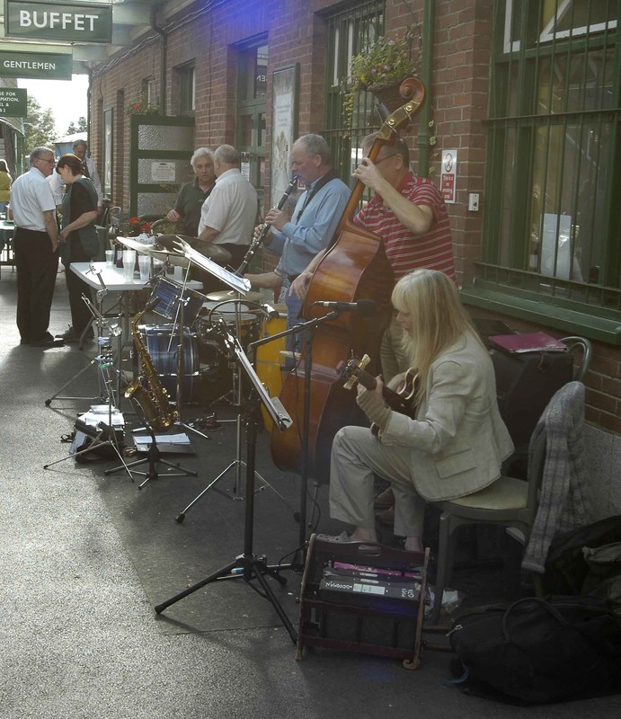 Jazz evening at Okehampton station