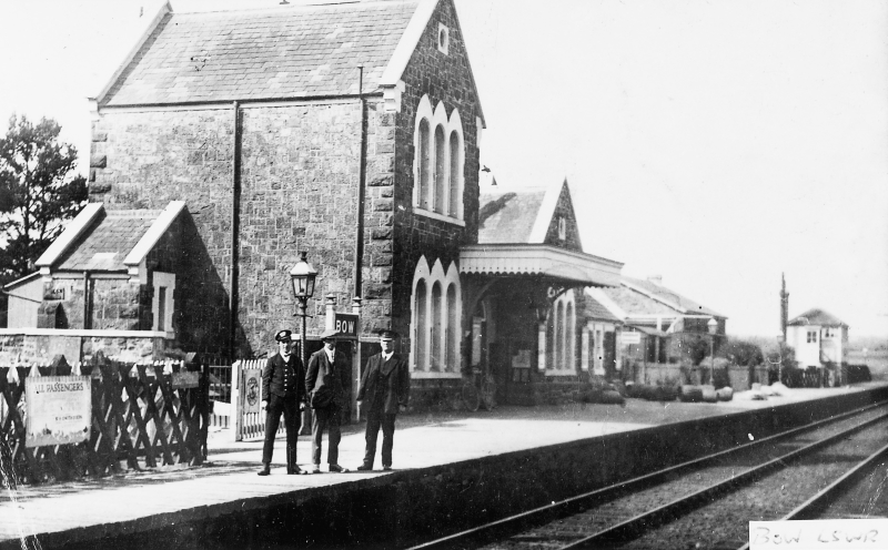 Bow station during the LSWR period photo courtesy of Nicholas  Reeve, Irwell Press