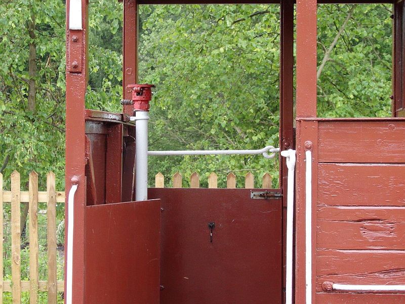 Close up of modified veranda on the CVR's LMS brakevan