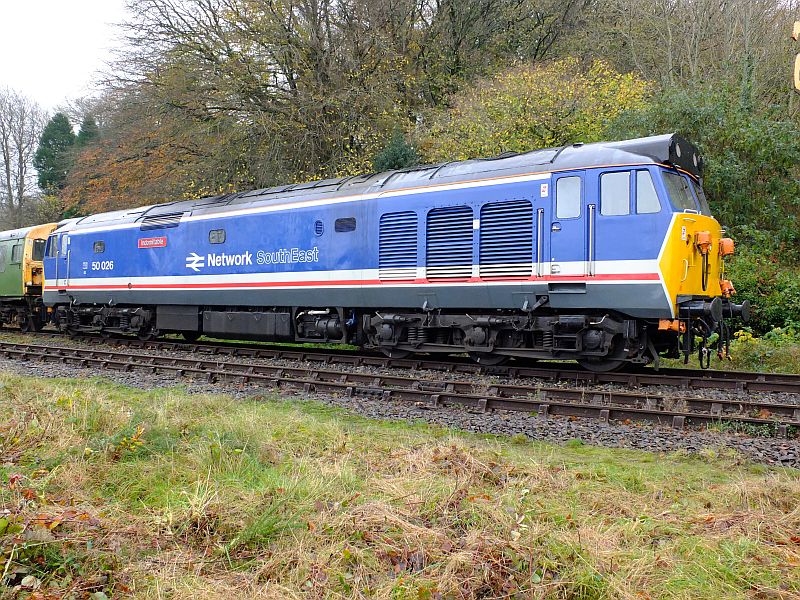 50026 'Indomitable' at Okehampton