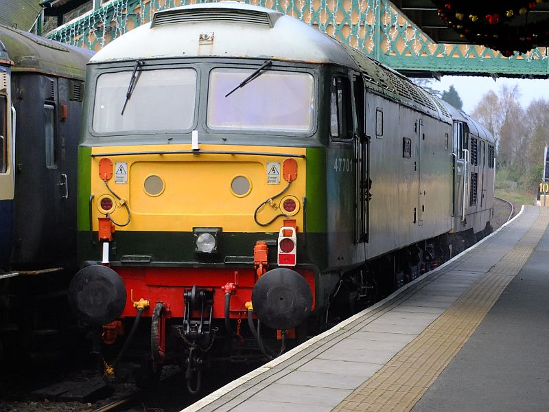 47701 'Waverley', on arrival at Okehampton behind 31601