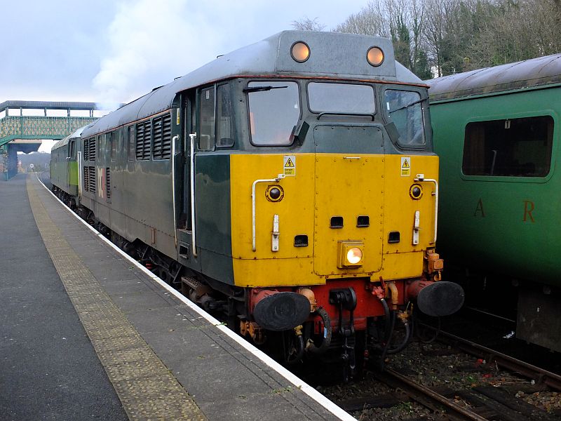 The much travelled 31601 at Okehampton again.