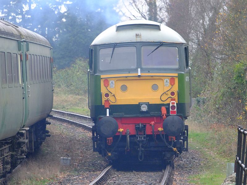 During the shunt to get 47701 on the Meldon end of the Polar Express stock