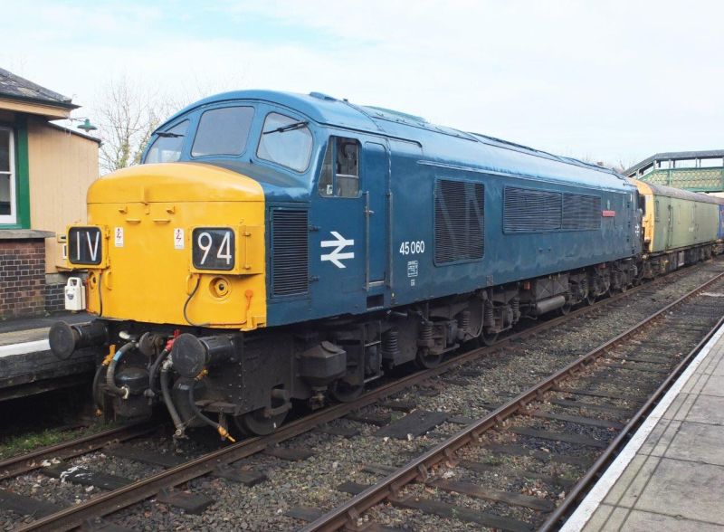 45060 'Sherwood Forester' at Okehampton