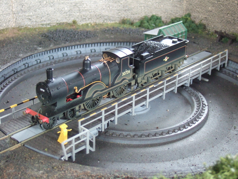 T9 on the turntable at Ilfracombe. Built by Rob Stevens.