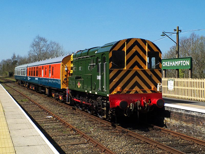 D4167 arriving at Okehampton