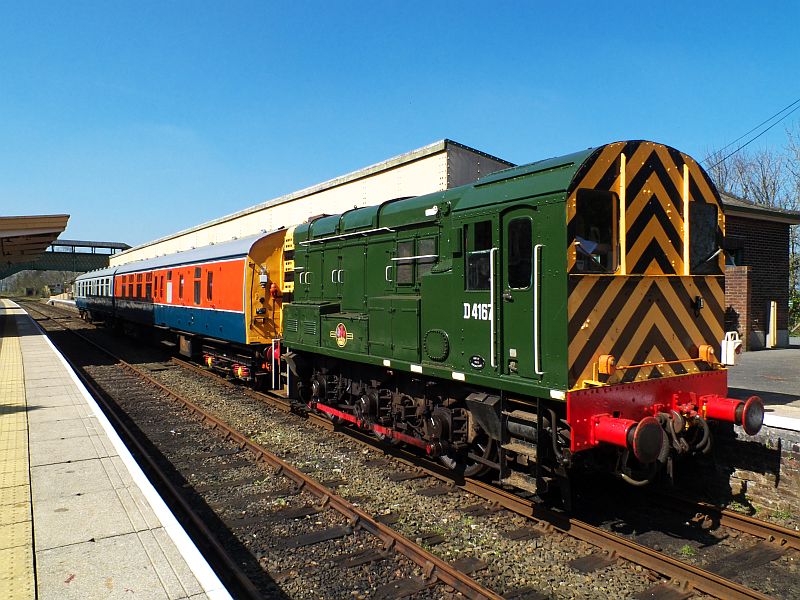 D4167 at Okehampton with Lab 11 and 61743