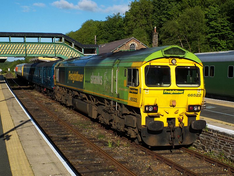 66522 having delivered 1118 to Okehampton