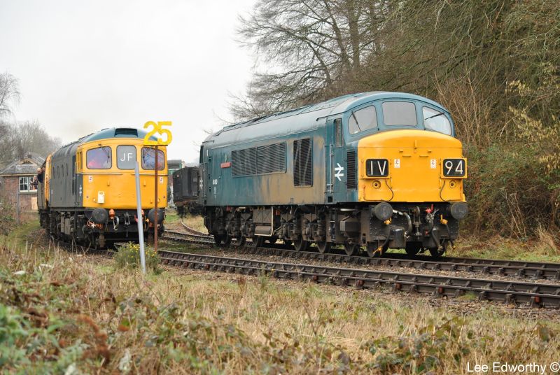 45060 'Sherwood Forester' and 33035 at Okehampton