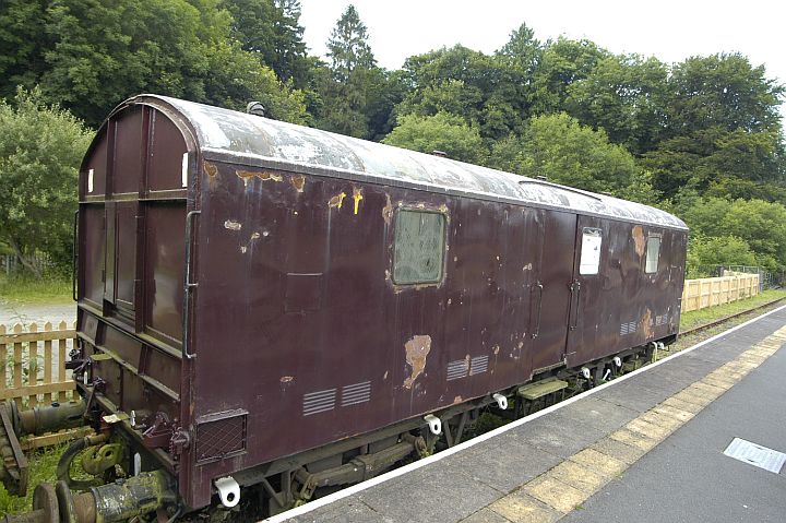 The Ferry Van ready to have its roof painted, though still with lots more prep to do on the sides.brPhotographer Paul MartinbrDate taken 21072012