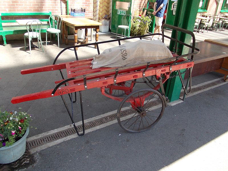GPO trolley, restored by Simon Jeffery in 2011.