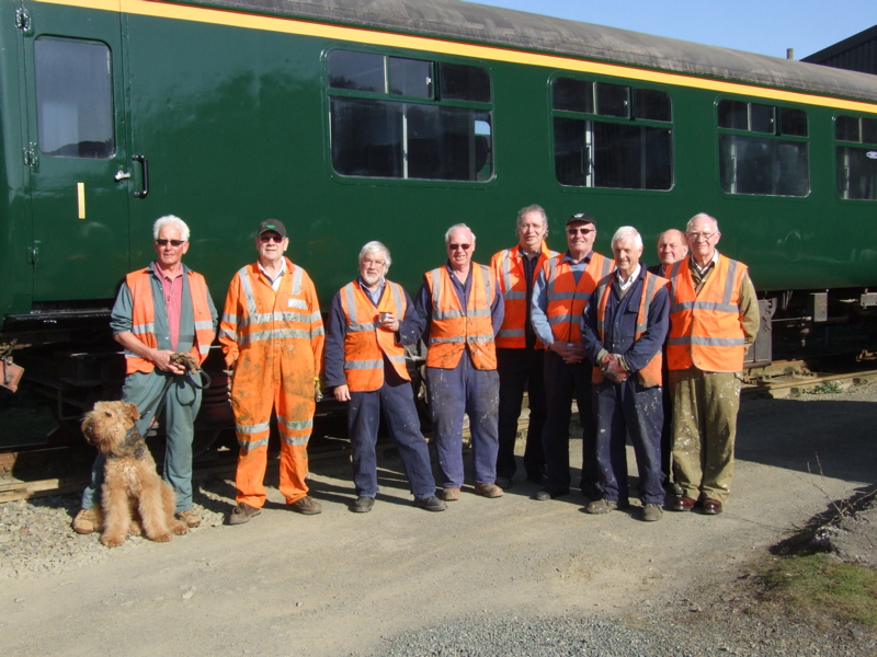 CW team with their handyworkbrPhotographer Phil WagstaffbrDate taken 29032012