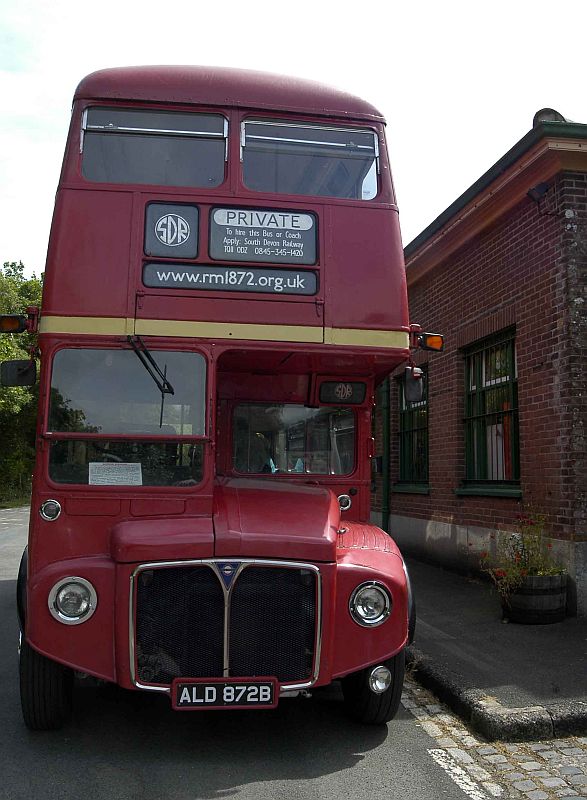 A group from the South Devon Railway visited us on July 3rd in this Routemaster bus. It's the next best thing if you can't come by train.brPhotographer Paul MartinbrDate taken 03072015